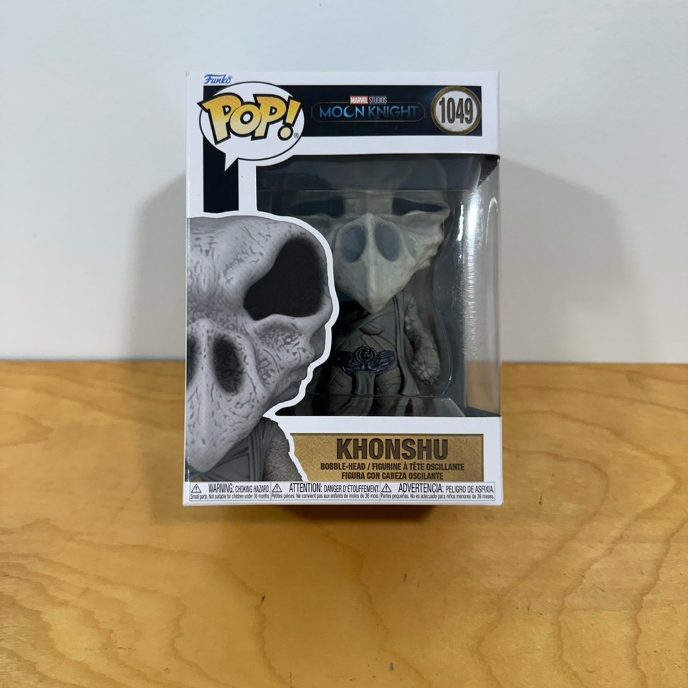 Funko Khonshu Figure in Gray and White